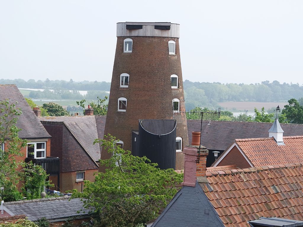 Drone picture of the windmill.